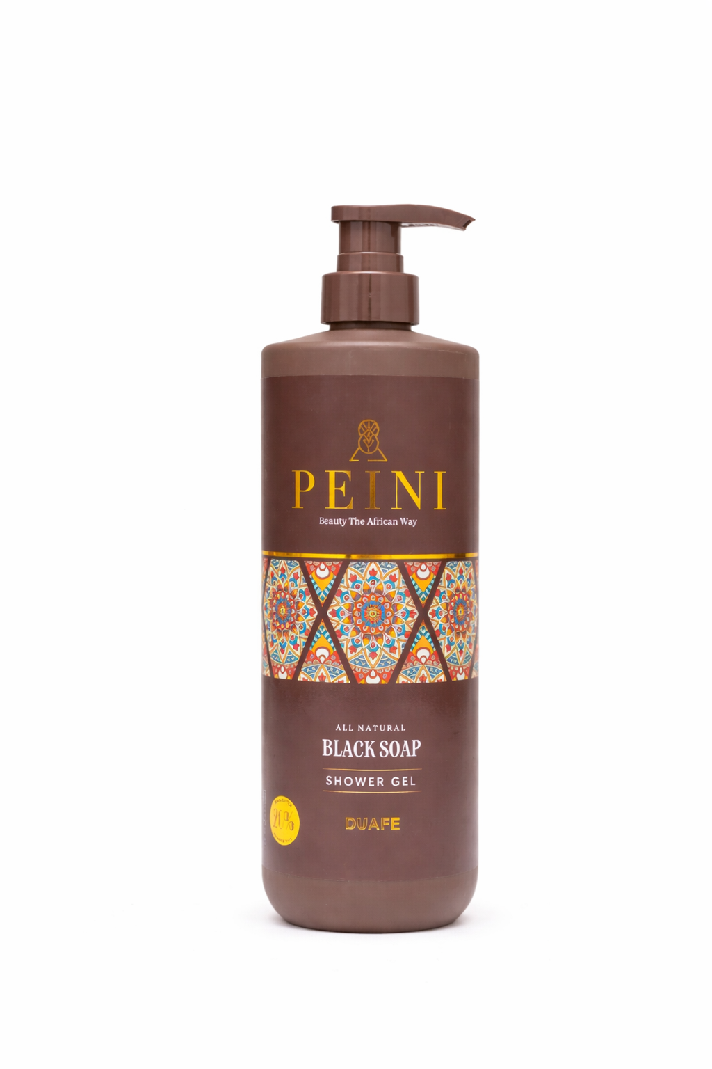 Natural Black Castile Soap (1 L) Duafe