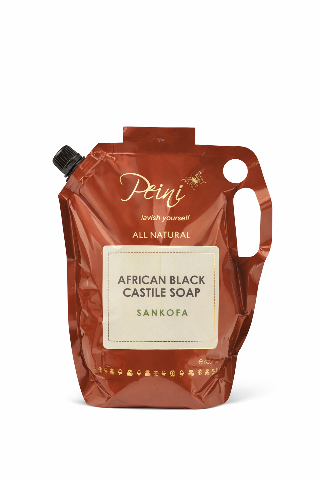 Natural Black Castile Soap Sankofa